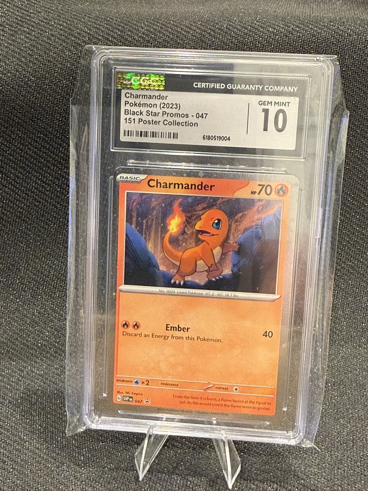 Charmander 047 · Scarlet & Violet Black Star Promos 2023 · CGC 10